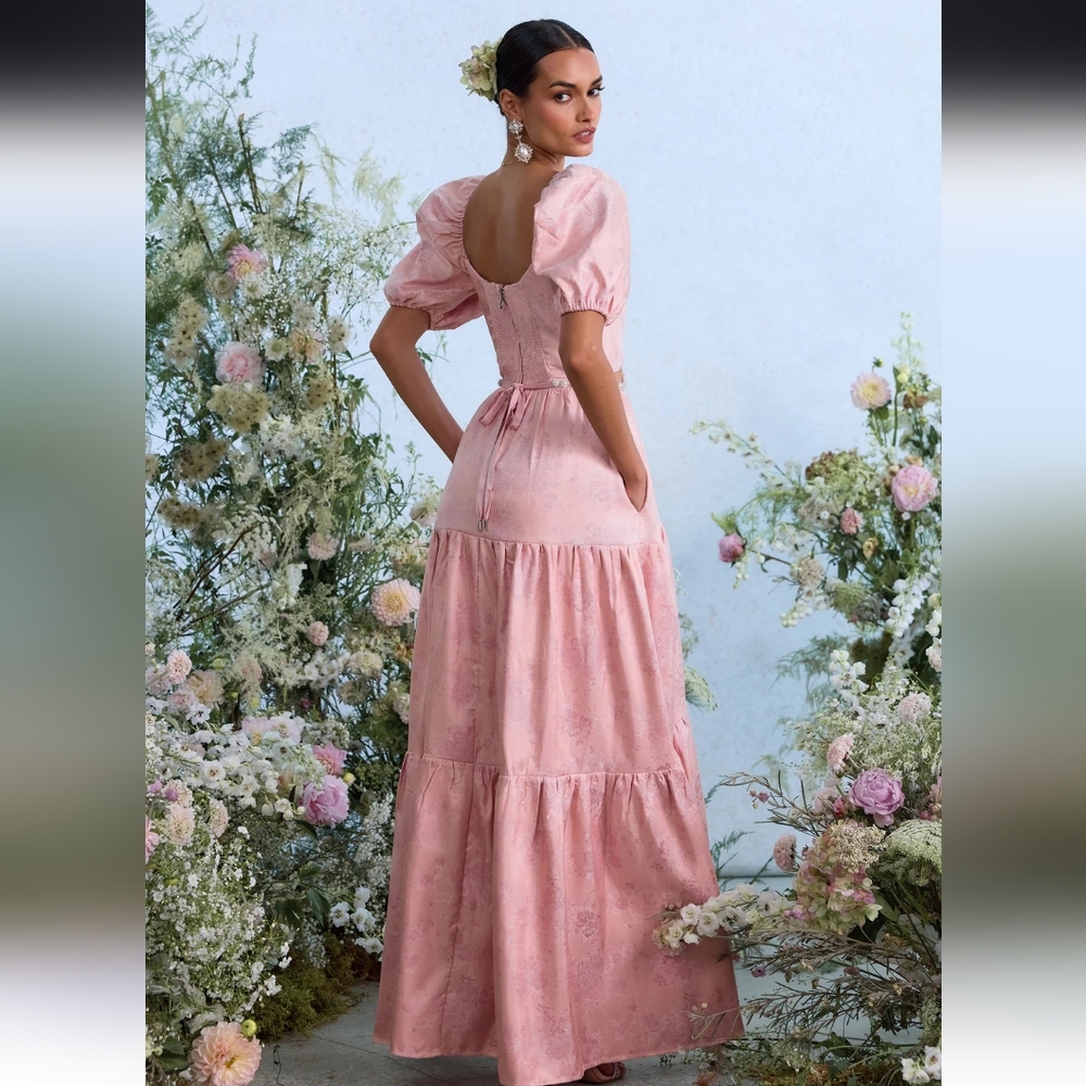 The Emma dress Windsor brocade V. Chapman - Picture 9 of 16